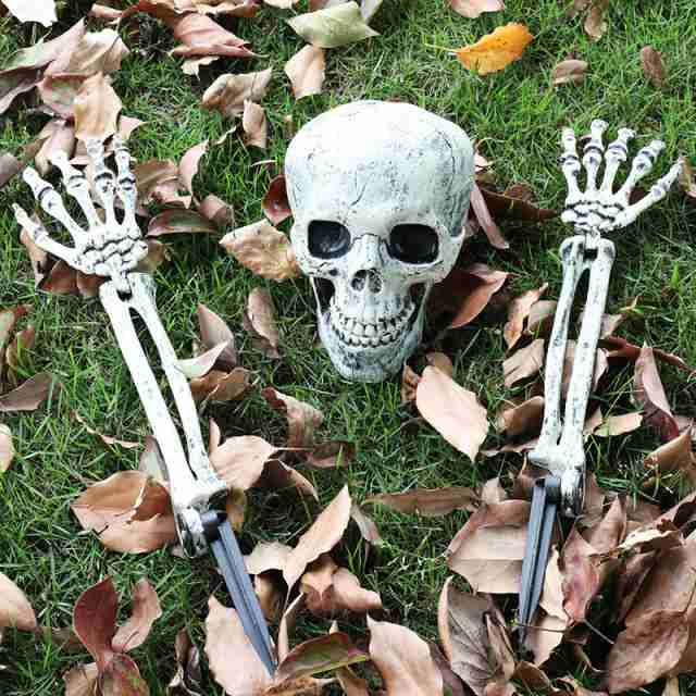 ハロウィン 骸骨 飾り 怖い ドクロ スケルトン 模型 モデル 人体 骨格